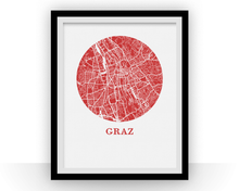 Charger l'image dans la galerie, Graz Map Print - City Map Poster
