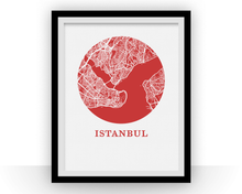 Charger l'image dans la galerie, Istanbul Map Print - City Map Poster
