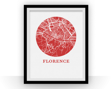 Charger l'image dans la galerie, Florence Map Print - City Map Poster
