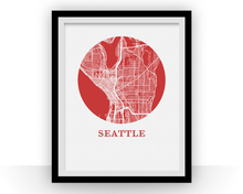 Charger l'image dans la galerie, Seattle Map Print - City Map Poster
