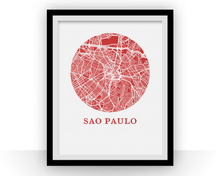 Charger l'image dans la galerie, Sao Paulo Map Print - City Map Poster
